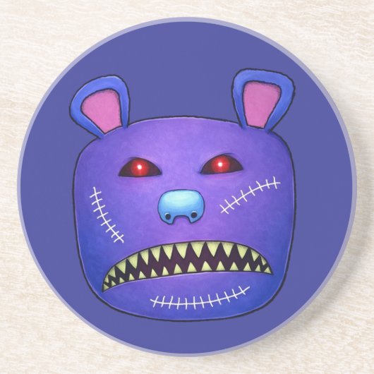 Stitched Nightmare Bear コースター (正面)