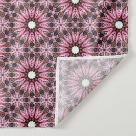 Stitched Pink Feather Boho  タペストリー