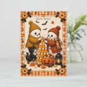 Stitched Spirits ハロウィンのお化けとお菓子の招待状 招待状 (スタンド正面)