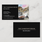 Stites North Yorkshireイングランドの水色 名刺 (正面/裏面)