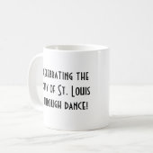 Stlのダンスシアターのコーヒー・マグ コーヒーマグカップ (正面左)