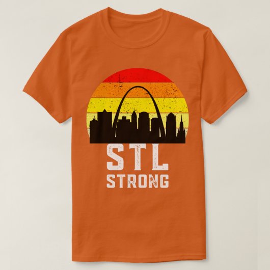 STLストロングサンルイミズーリ Tシャツ (デザイン正面)