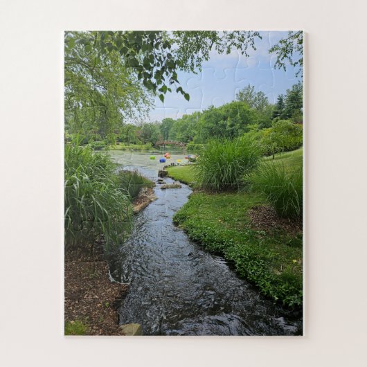 STL植物園ストリームパズル、110個 ジグソーパズル (縦)