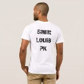 STLpkの征服者のティー Tシャツ (裏面フル)
