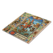 STMICHAEL ARCHANGEL AND DRAGON FLEMISH MINI タイル (側面)