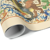 STMICHAEL ARCHANGEL AND DRAGON FLEMISH MINI ラッピングペーパー (ロールコーナー)