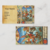 STMICHAEL ARCHANGEL AND DRAGON FLEMISH MINI 名刺 (正面/裏面)