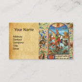 STMICHAEL ARCHANGEL AND DRAGON FLEMISH MINI 名刺 (正面)