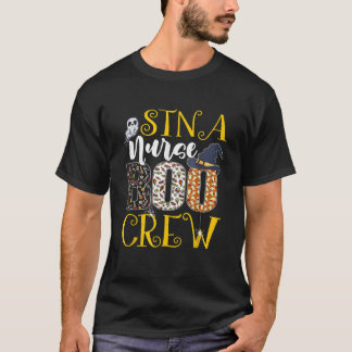 STNAナースブークルーハロウィーン仮装ブー幽霊Sp Tシャツ