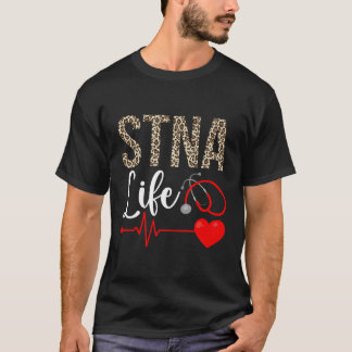 Stnaライフ州試験看護助手Leopard S Tシャツ