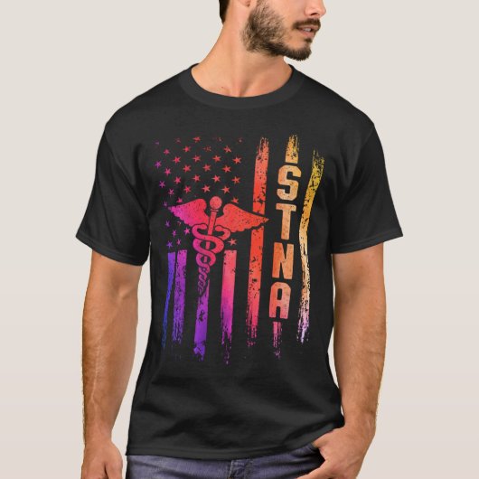 STNA州試験看護助手プルオーバーHoodi Tシャツ (正面)