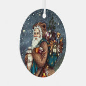 STNICK IN TEDDY BEAR SUET, CHRISTMAS TEDDIES メタルオーナメント (正面右)