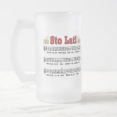 Stoの大石柱! ビールのジョッキとの歌 フロストグラスビールジョッキ (左)