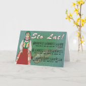 Sto Latソングカード カード (黄色い花)