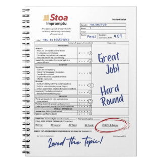 Stoa Speech Ballot 5th and Below ノートブック