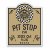 Stock Car Racing Gift シール (正面)