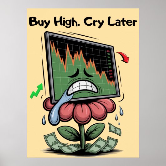 Stock Market Art ポスター (正面)