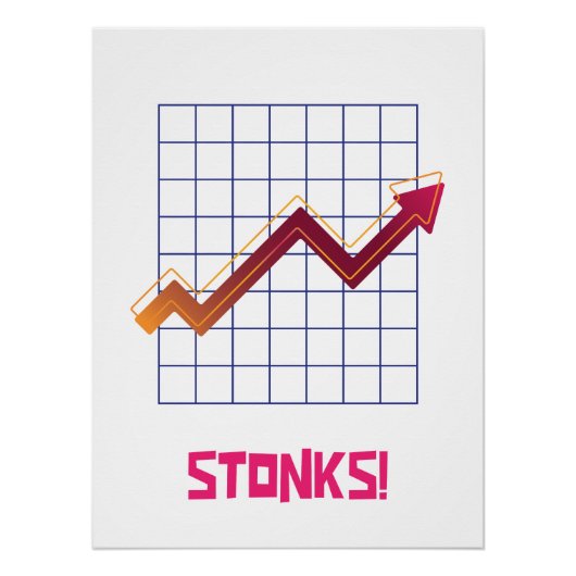 Stock Market | Bull Market Wall Art ポスター (正面)