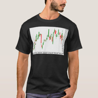 Stock Market Chart Design for Day Swing Traders Tシャツ