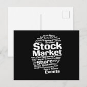 Stock Market Money Investor Gift ポストカード (正面/裏面)