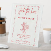  Stock the Bar Party, Stock The Bar Sign, Couples  台座サイン (インサイチュ)