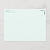 STOCK THE KITCHEN Bridal Shower Cute CUSTOM インビテーションポストカード (裏面)