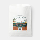 STOCK THE KITCHEN Bridal Shower Cute CUSTOM フェイバーバッグ (正面)