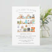 Stock the Kitchen Bridal Shower Invitation 招待状 (スタンド正面)