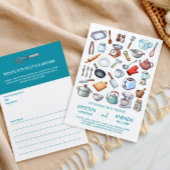 Stock the Kitchen Modern Couples Wedding Shower 招待状