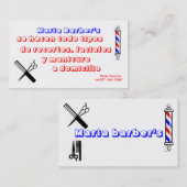 stock-vector-barber-shop-pole-32983312, barber,... 名刺 (正面/裏面)