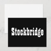 Stockbridge Autograph Collectorカード ポストカード (正面/裏面)
