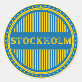 Stockholm City Pride Emblem – Swedish Identity ラウンドシール