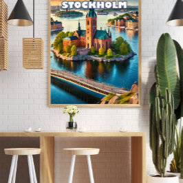 Stockholm, perle scandinave ポスター