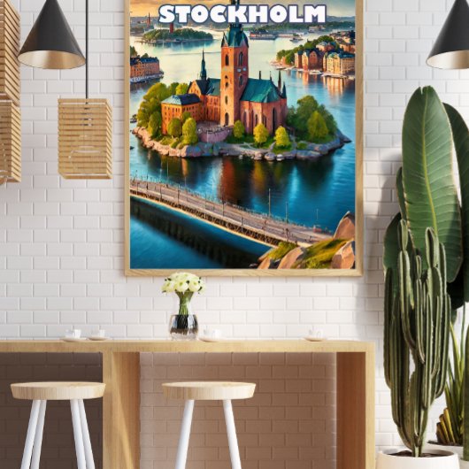 Stockholm, perle scandinave ポスター