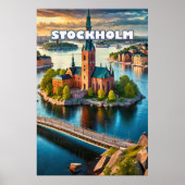 Stockholm, perle scandinave ポスター (正面)