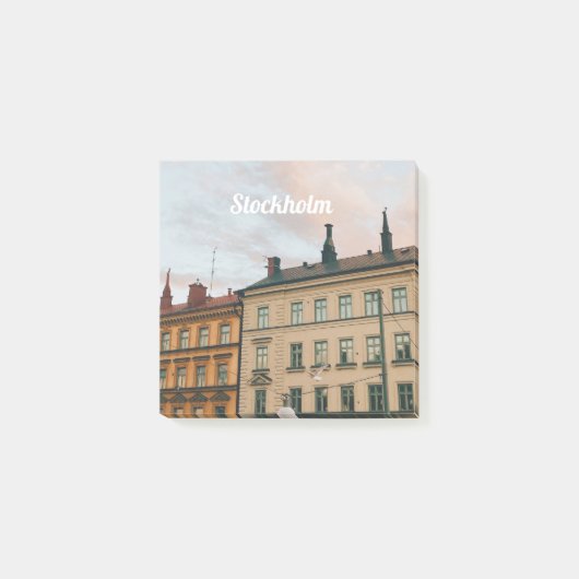 Stockholm Södermalm Cityscape ポストイット (正面)