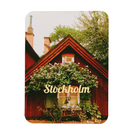 Stockholm, Södermalm, Sweden マグネット (縦)