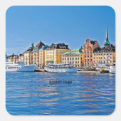 Stockholm, Sweden スクエアシール (正面)