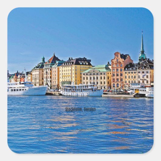 Stockholm, Sweden スクエアシール (正面)
