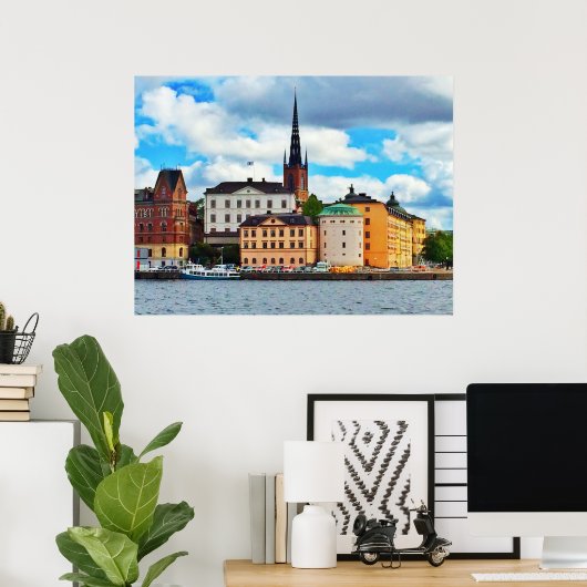 Stockholm, Sweden ポスター (ホームオフィス)