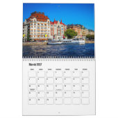 Stockholm-Sweden Calendar カレンダー (3月 2027)