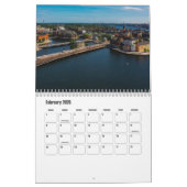 Stockholm-Sweden Calendar カレンダー (2月 2026)