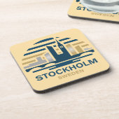 Stockholm Sweden Europe コースター (左側)