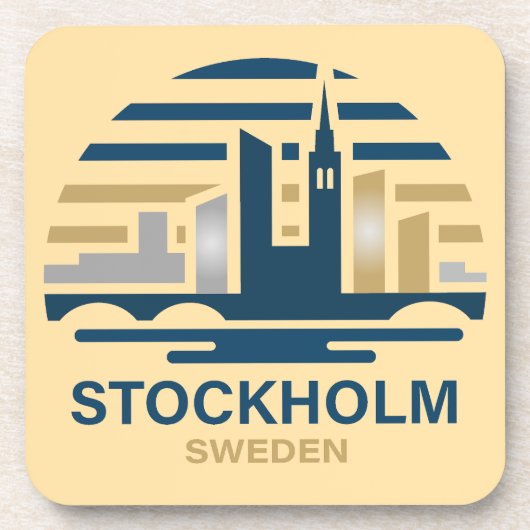 Stockholm Sweden Europe コースター (正面)