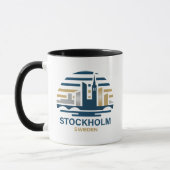 Stockholm Sweden Europe マグカップ (左)