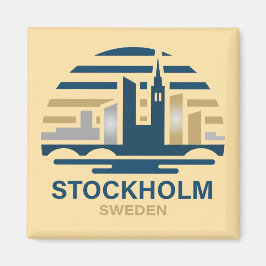 Stockholm Sweden Europe マグネット