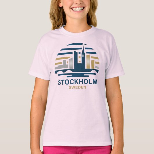 Stockholm Sweden Europe Tシャツ (正面)