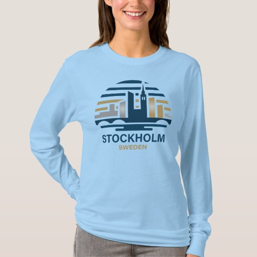 Stockholm Sweden Europe Tシャツ (正面)