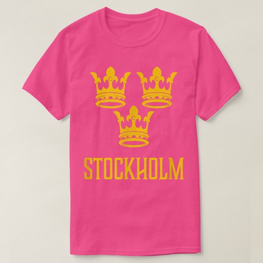 Stockholm, Sweden - Swedish Sverige217  Tシャツ (デザイン正面)