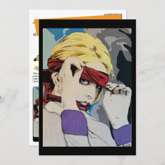 ‘Stockholm Syndrome’ Painting Small-Scale Print 招待状